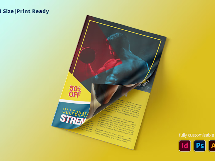 8-Page Fitness & Gym Brochure