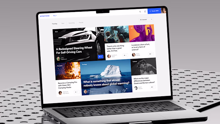 AMAfeed – Brand Identity and Web Platform Design