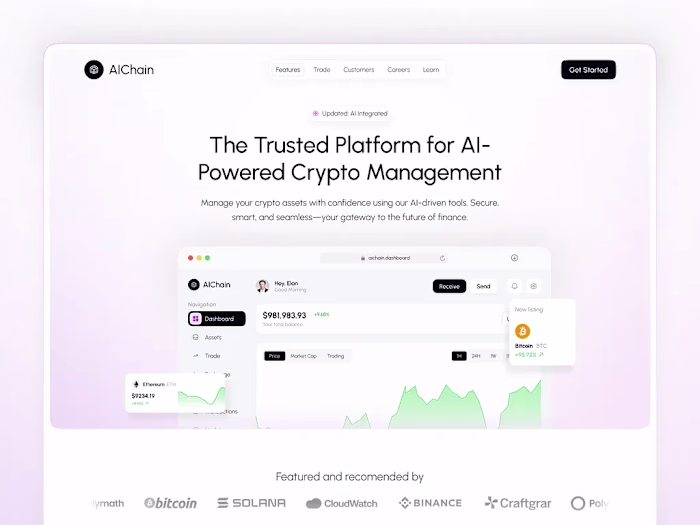AI Crypto Trading Website |