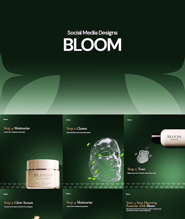 SOCIAL MEDIA DESIGN FOR BLOOM