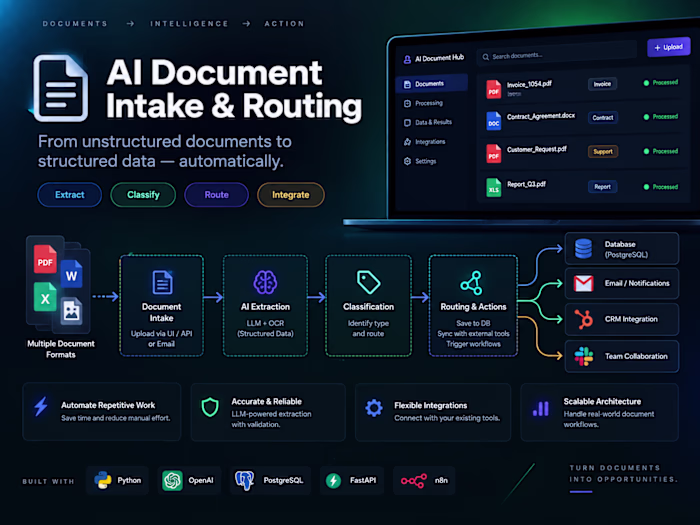AI Document Intake & Routing