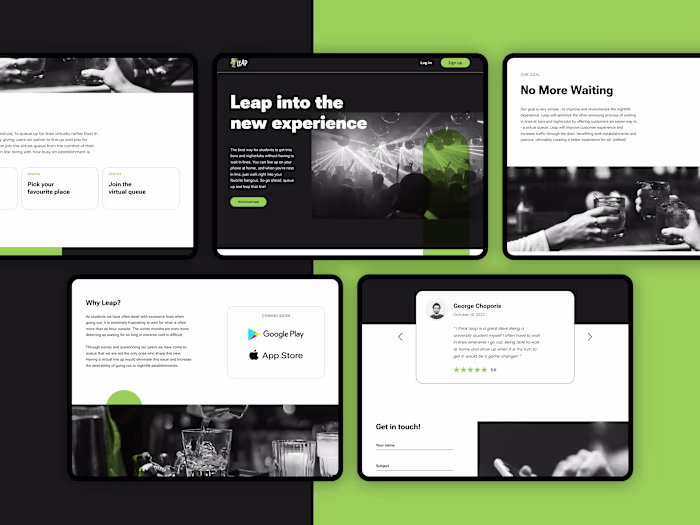 Leap / Website Design