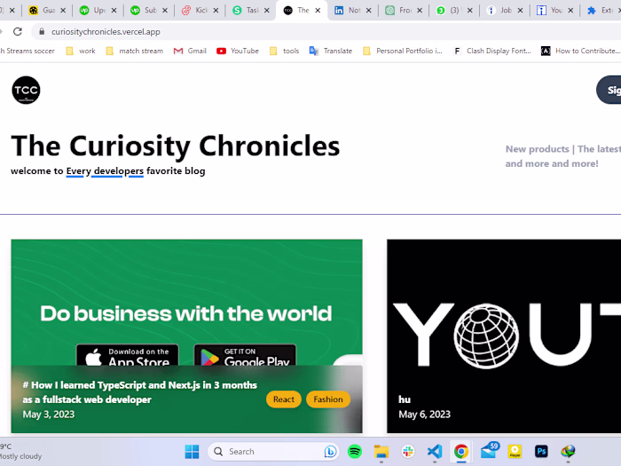 Blog with Embedded Sanity CMS
