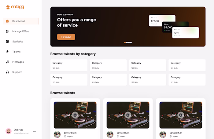 Entertainment Talent Connection Project