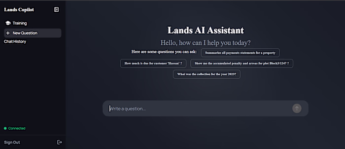AI chat bot assistant