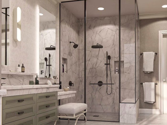 3d Renderings Primary bath