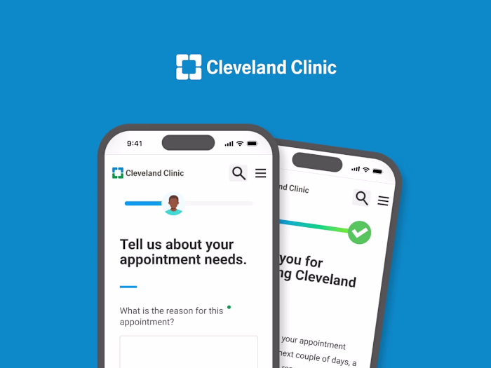 Cleveland Clinic Web Appointment Form