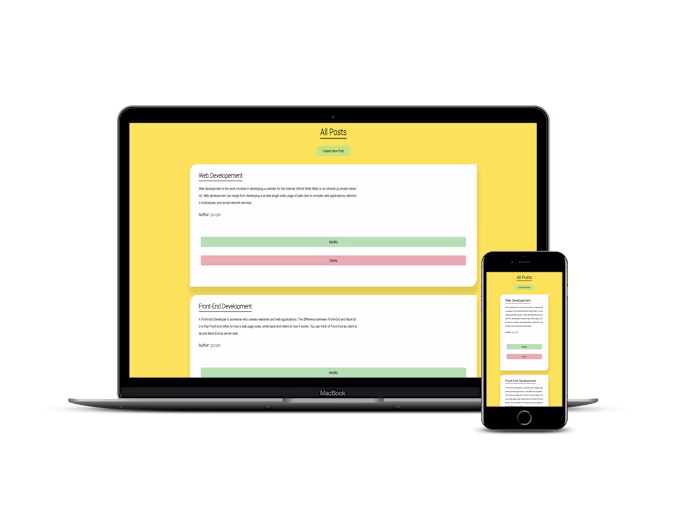 React Blog App