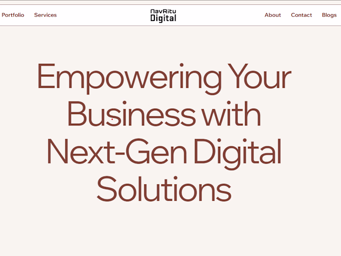 NavRitu Digital INDIA | Creative Website Designers Empowering I…