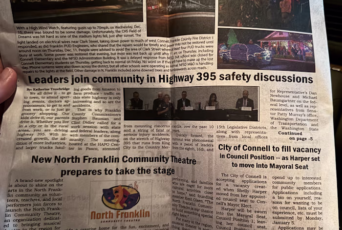 Highway 395 Safety Investigation