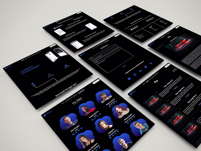 Rola Website UI Design