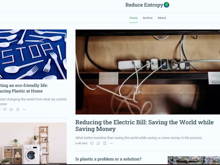 Reduce Entropy