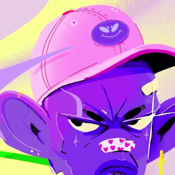Purple dude