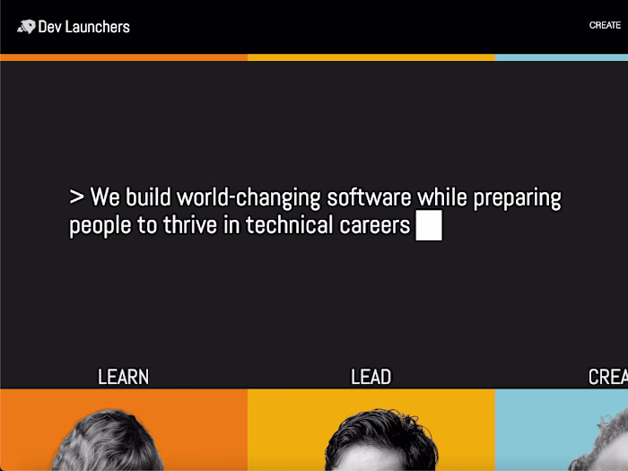 Platform Website for Dev Launchers