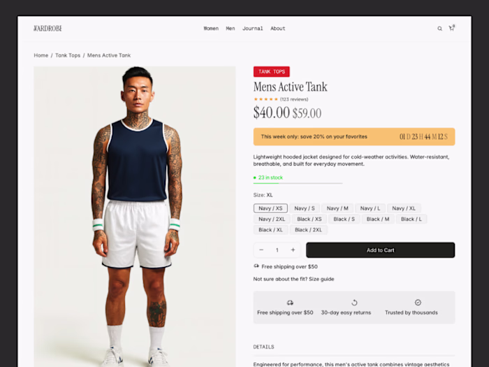 Wardrobe — Shopify Fashion E-commerce