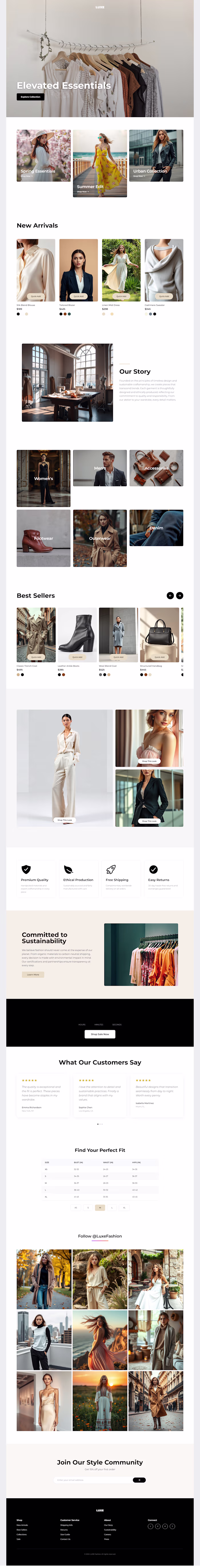 Fashion E-commerce Website Design A modern fashion e-commerc...