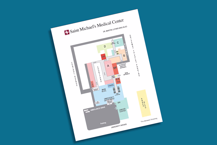 Saint Michael's Medical Center Map