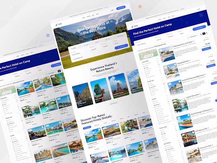 Camp - Hotel Booking Website