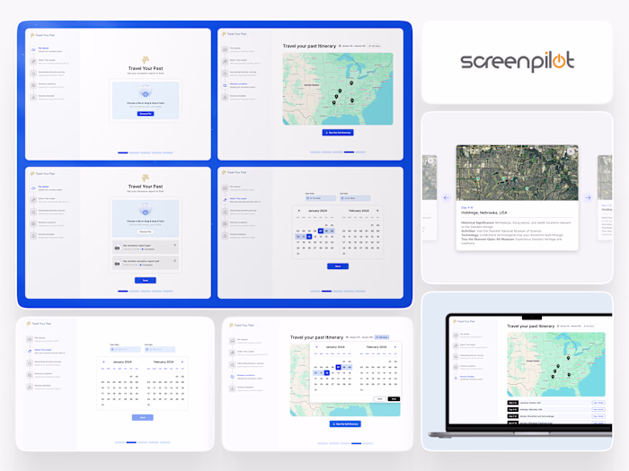 AI-based Travel Web-App | Shadcn UI Product Design + Prototype