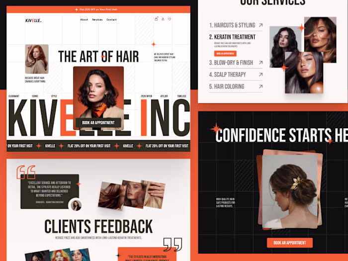 Hair Salon Website Design