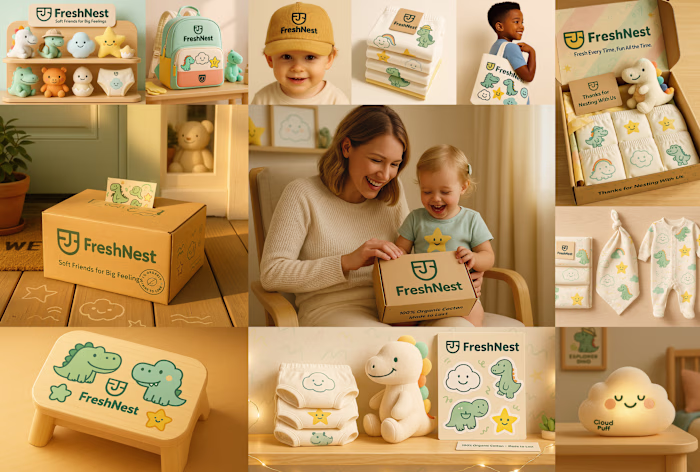 FreshNest Branding Concept