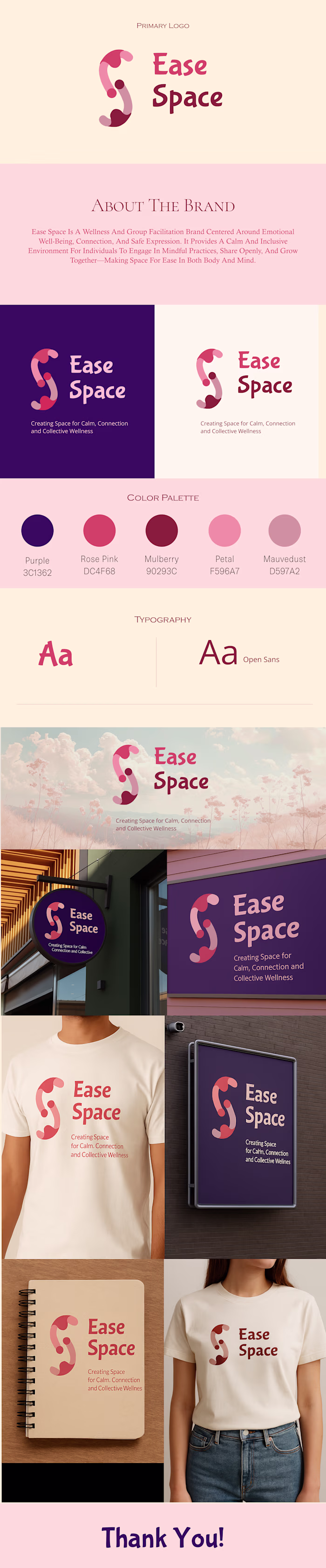 Just wrapped up a branding project for Ease Space ✨ This pro...