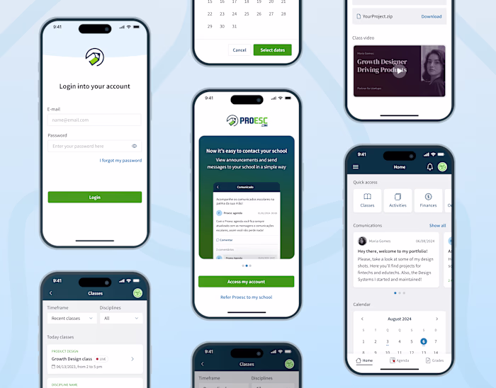 Design of an app for students