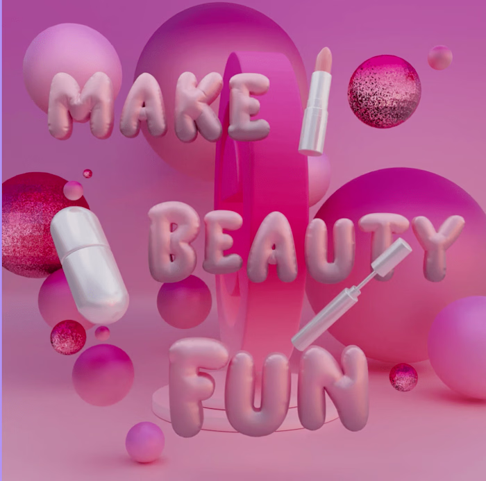 Vibrant 3D Art Work