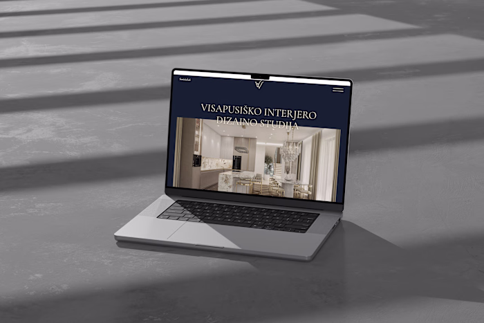 Website Design for Vvinterni Interior Design Studio