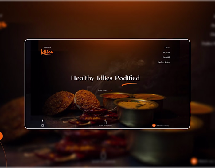 House Of Idlies - Website Design and Development
