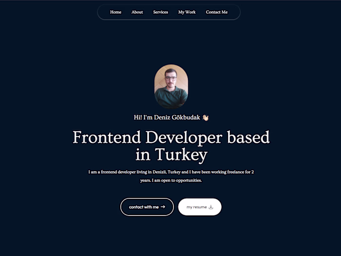 Deniz Gökbudak - Frontend Developer Portfolio
