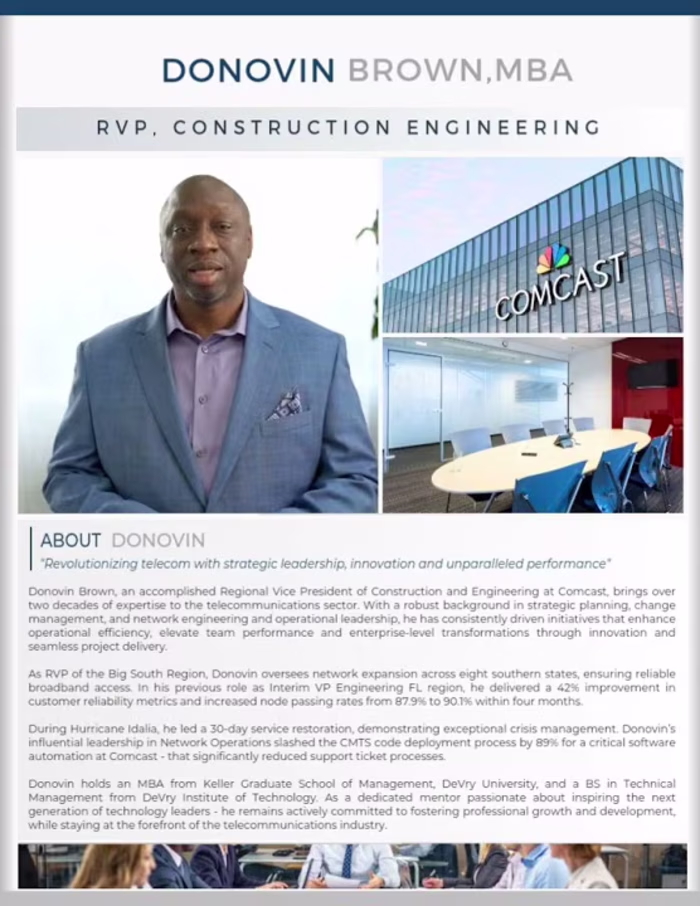 Executive Video BIO - Client Comcast Executive - YouTube
