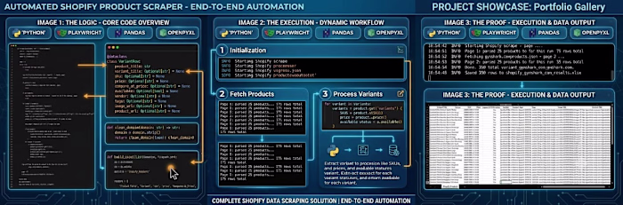 Automated Shopify Product Scraper |