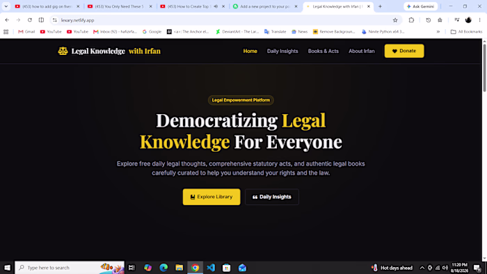 Lexary - Personal Website on legal knowledge