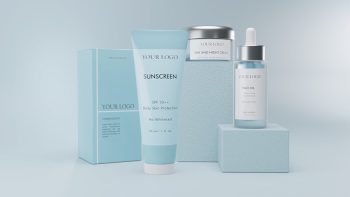 3D Skincare Bottle - Advertisement Project