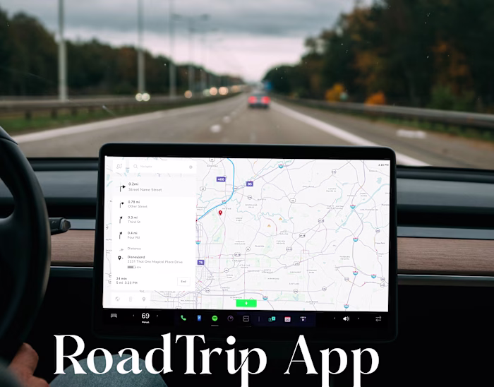 RoadTrip App Infotainment System for Tesla