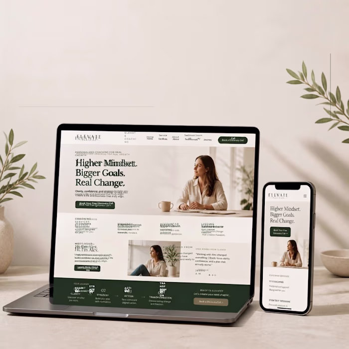 Kajabi Coaching Website & Client Experience — Elevate Coaching