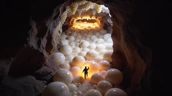Cave of Pearls: 4K AI Cinematic Sequence