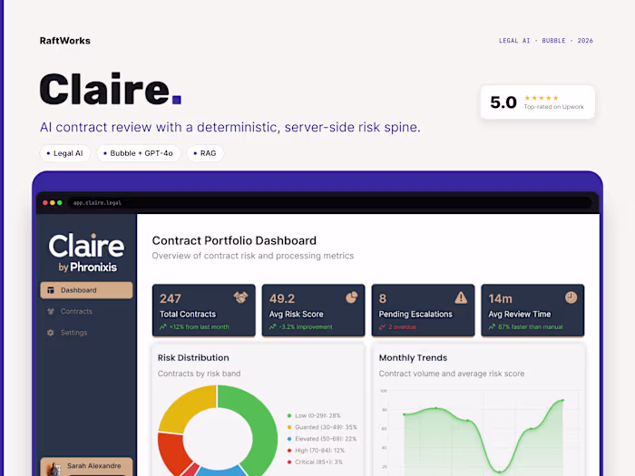 Claire - AI-Powered Contract Review Automation