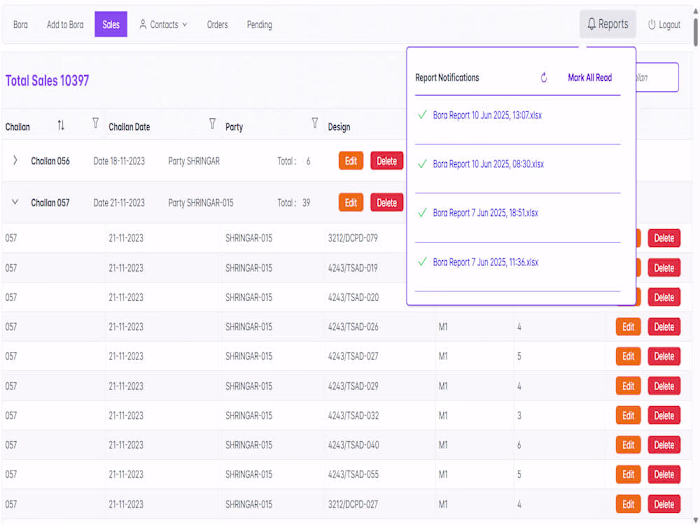 Apparel Inventory Management System