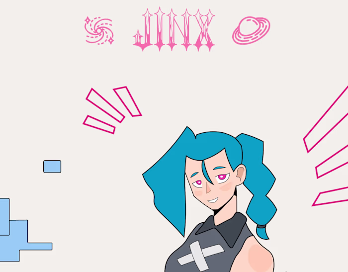 Jinx character illustration