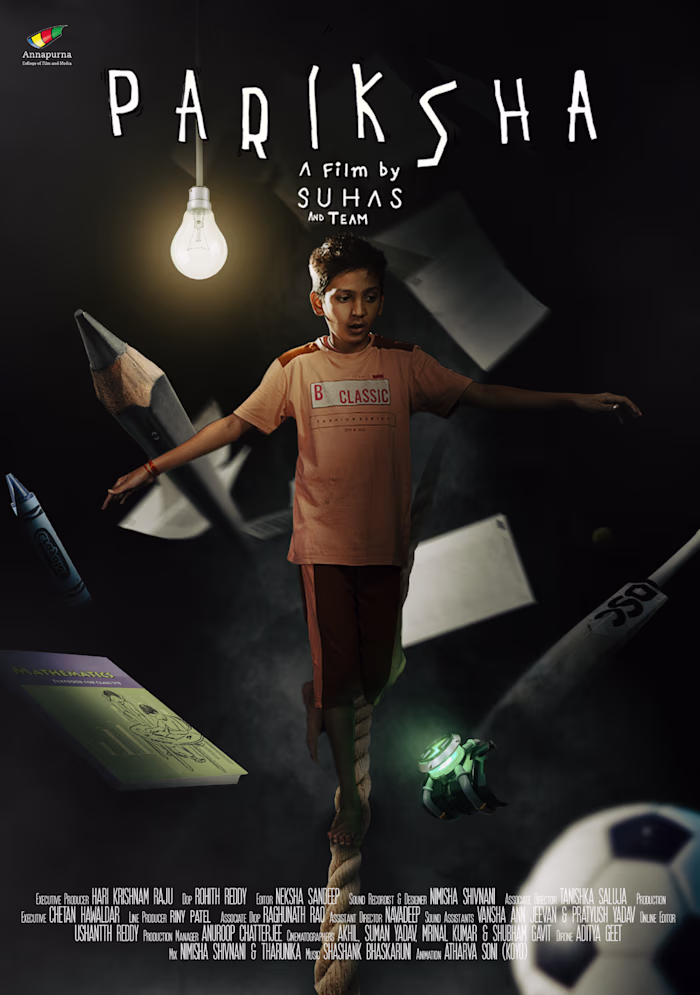 Poster design for Pariksha, an
