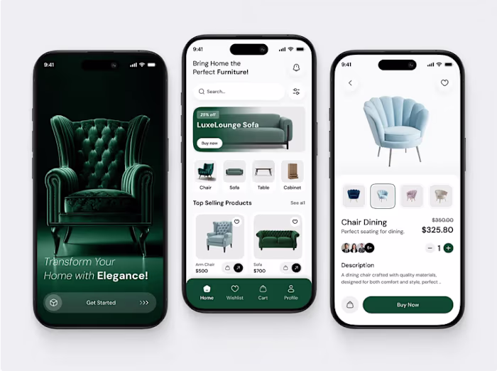 Furniture Store — Custom Android
