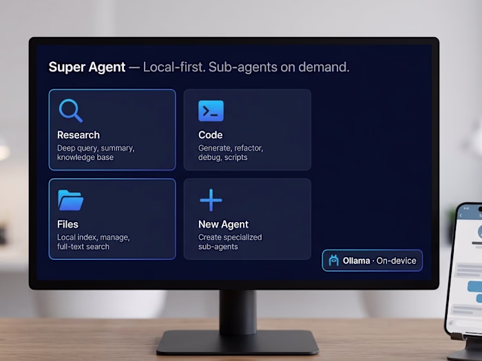 Super Agent – Local-First Personal AI Assistant
