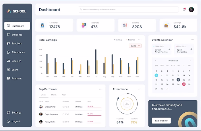 School Management App