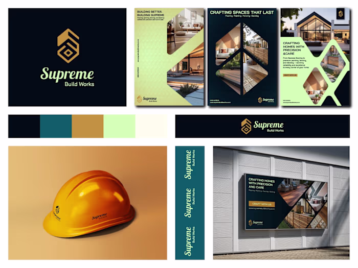 Premium Logo Design for Supreme Build Works