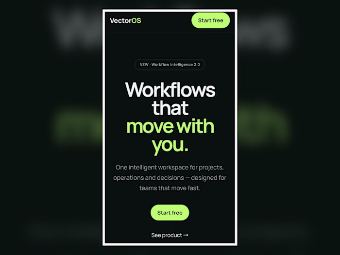 SaaS Website — UI/UX & Frontend Development