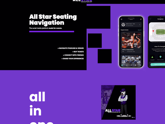 All Star Seating Navigation