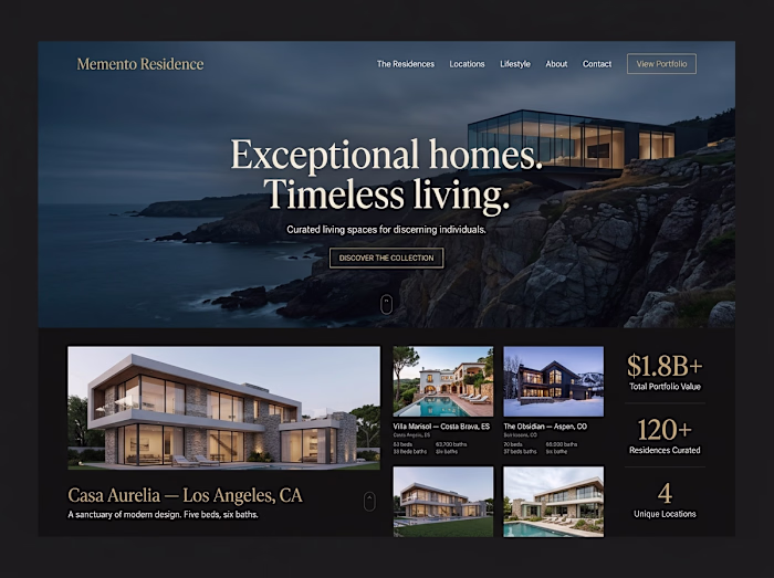 Memento Residences — High-End Architectural