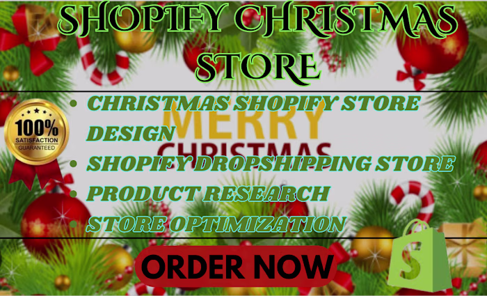  Festive Christmas Shopify Store Design and Setup 🎄